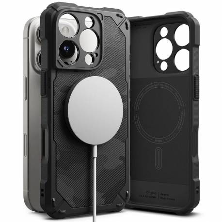 Etui Ringke Rugged Gear Magsafe Na Iphone 16 Pro Max -Czarny