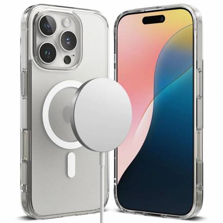 Etui Ringke Fusion Magsafe Na Iphone 16 Pro Max - Przezroczysty Mat