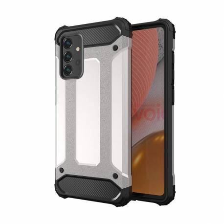 Pancerne Hybrydowe Etui Hybrid Armor Pokrowiec Na Samsung Galaxy A36 - Srebrne