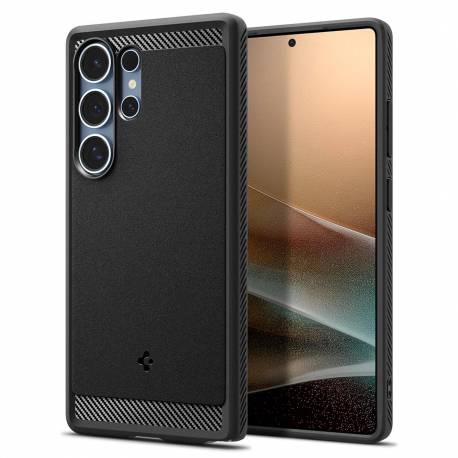 Etui Spigen Rugged Armor Mag Na Samsung Galaxy S25 Ultra - Czarne