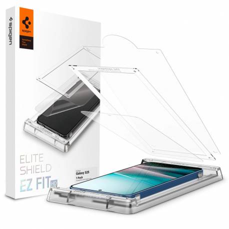 Szkło Hybrydowe Spigen Elite Shield Ez Fit Na Samsung Galaxy S25 - Przezroczyste