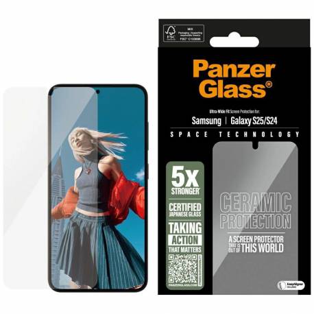 Szkło Ceramiczne Panzerglass Ultra-Wide Fit Do Samsung Galaxy S25