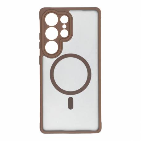 Futerał Full Matte Mag Cover Kompatybilny Z Magsafe Do Samsung A36 Brązowy