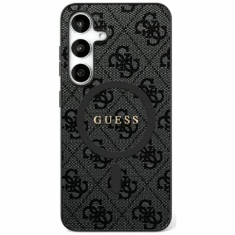 Guess Futerał Do Samsung S25 Ultra Guhms25Lg4Gfrk (Magnetic Pu 4G Ring Classic Logo) Czarny