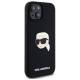 Karl Lagerfeld Futerał Do Iphone 15 Kompatybilny Z Magsafe Klhmp15Sskhpplk (Sil Kl Head Print) Black