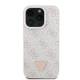 Guess Futerał Do Iphone 16 Pro Max Guhcp16Xp4Tdpp (Pu Leather 4G Triangle Strass) Różowy