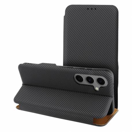 Kabura Folio Side Magnet Do Samsung S24 Fe Szary