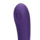 Gen - Rechargeable Triple Action G-Spot Vibrator With Pulse Wave And Vibrating Bristles - Purple