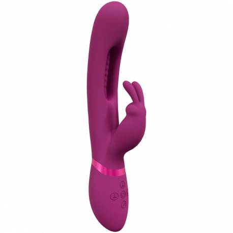 Mika - Triple Rabbit With G-Spot Flapping - Pink