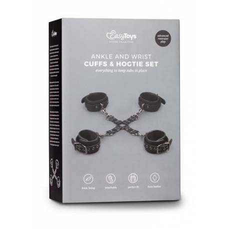 Kajdanki-Hogtie With Hand And Anklecuffs