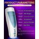 Masturbator-Vibrating, Rotating And Flashing Masturbation Usb 10+10 Function / Talk Mode