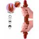 Silicone Foreskin D-Dong 35 Cm Caramel Skin Tone
