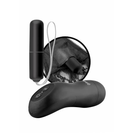Remote Control Vibrating Panty Black