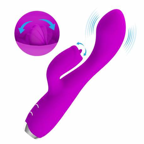 Pretty Love - Gloria Purple, 12 Vibration Functions 3 Pulse Wave Settings Memory Function