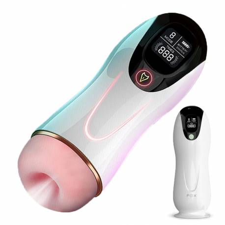 Masturbator-Vibration 8 Vibration Modes + Interactive Function