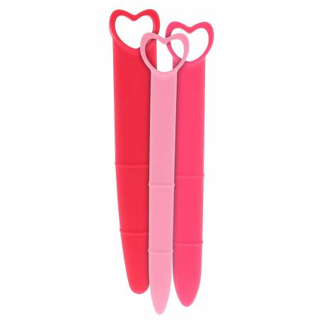 Silicone Vaginal Dilators 3Pcs Pink