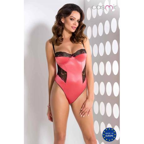 Bielizna-Rosalie Body Pink Xxl/xxxl - Casmir