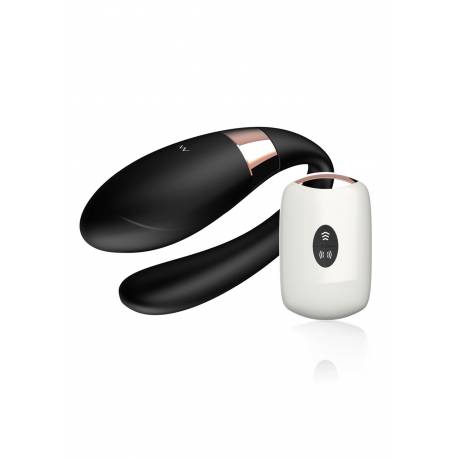 Stymulator-V-Vibe Black Usb 7 Function / Remote Control