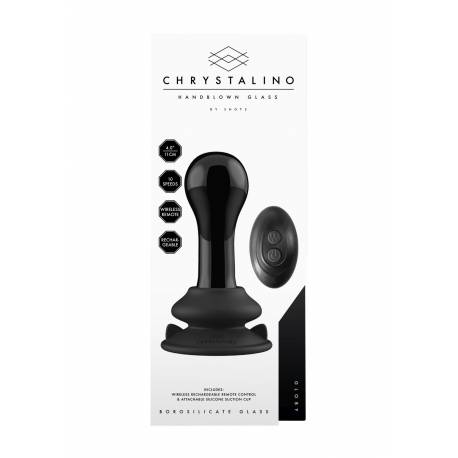 Globy - With Suction Cup And Remote - 10 Speed - Black