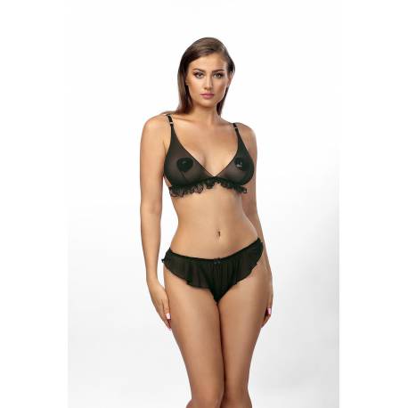Vanilla - L/xl (Thongs + Bra/ Stringi + Stanik)