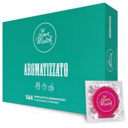 Prezerwatywy-Love Match Arromatizato - 144 Pack