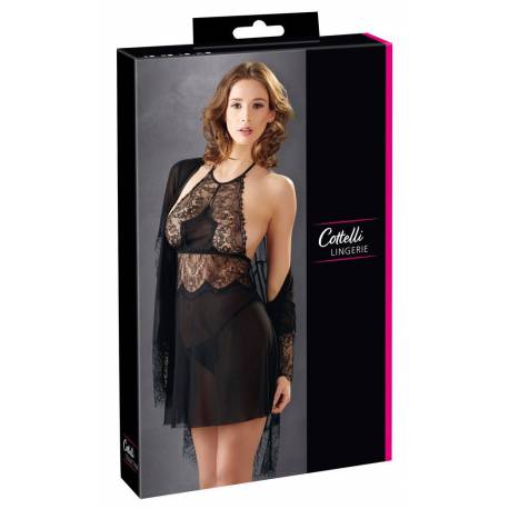 Chemise Set Black S