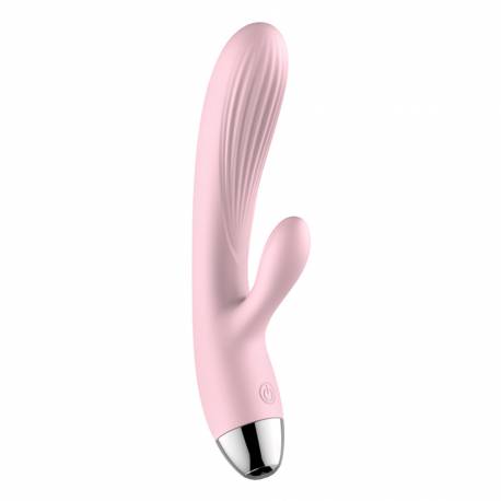 Wibrator- B - Series, Silicone Vibrator Pink Usb 10 Function / Heating