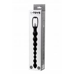 A-Toys, Anal Vibration Chain, Silicone, Black, 34 Cm