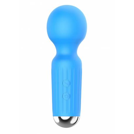 Stymulator-Rechargeable Mini Masager Usb 20 Functions - Blue