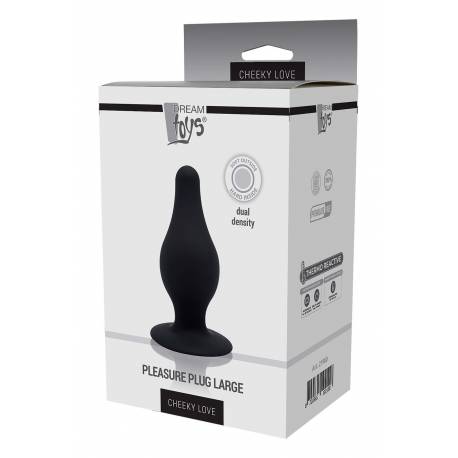 Cheeky Love Dual Density Pleasure Plug L Black