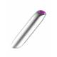 Stymulator-Rechargeable Powerful Bullet Vibrator Usb 20 Functions - Silver