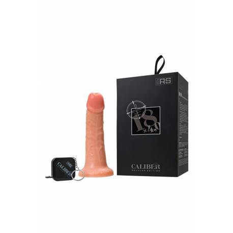 Realistic Dildo Caliber 18/4 , Pvc, Flesh, Length 18Cm, Diameter 4Cm