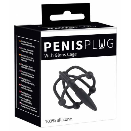 Penis Plug With Glans Cage