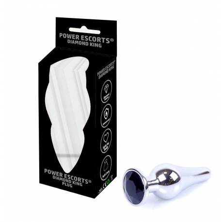 Plug - Butt Plug Small Black Stone
