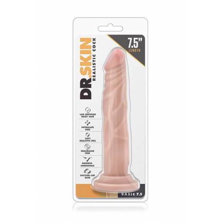 Dr. Skin Realistic Cock Basic 7.5 Beige