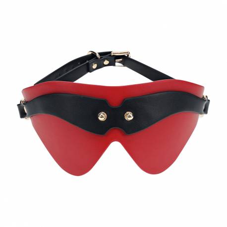 Milan Collection - Blindfold - Black/red