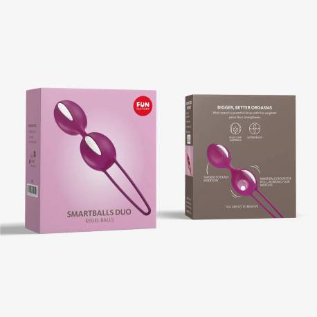 Fun Factory - Smartballs Duo (White/pistachio)