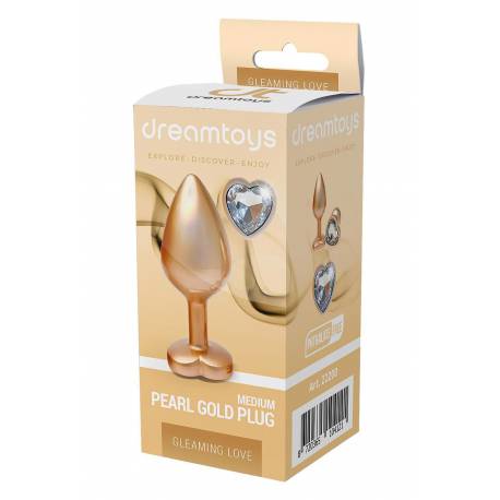 Gleaming Love Matte Gold Plug Medium