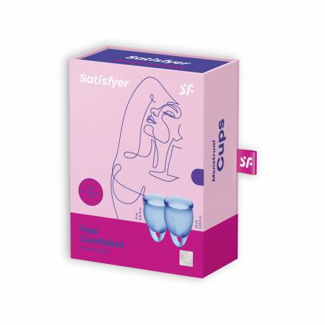Feel Confident Menstrual Cup Dark Blue