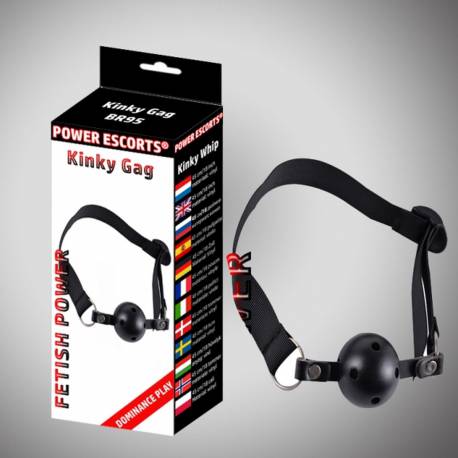 Kinky Gag Black Ball Gag