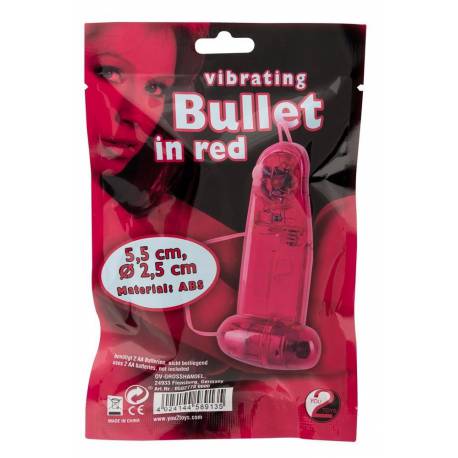 Vibrating Bullet Red