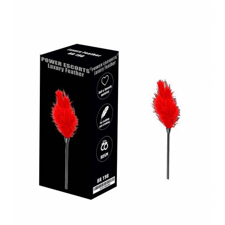 Luxury Feather Red