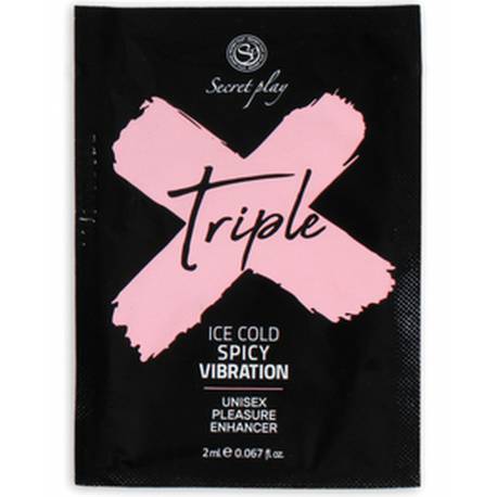 Monodosis Triple X - 3 In 1 Unisex Pleasure Enhancer Gel 2 Ml