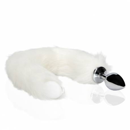 Light-Up Fox Tail With Metal Butt Plug