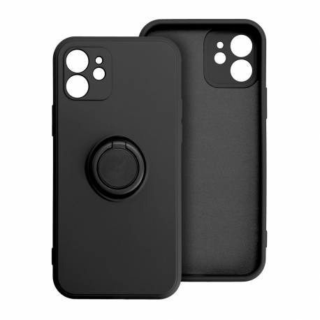 Futerał Silicone Ring Do Iphone 16E (Se 4 2025) Czarny