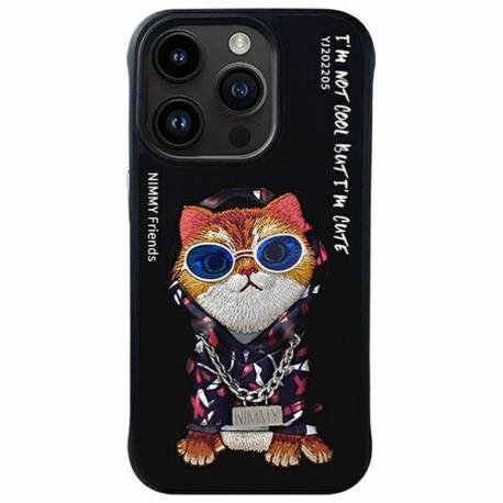 Nimmy Futerał Glasses Cool Cat Do Iphone 15 Pro Max Czarny