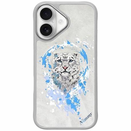 Nimmy Futerał Pantera Kompatybilny Z Magsafe Do Iphone 16 Jasno Szary