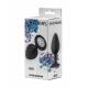 Plug-Anal Plug Emotions Cutie Medium Black Clear Crystal