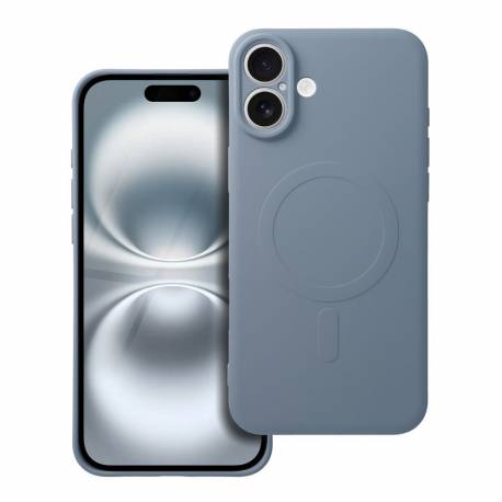 Futerał Silicone Mag Cover Kompatybilny Z Magsafe Do Iphone 16E (Se 4 2025) Jasny Niebieski