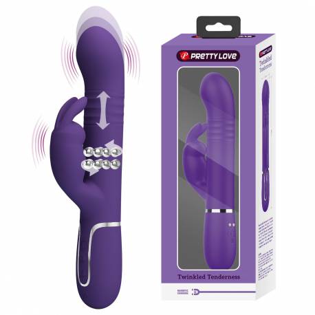 Pretty Love - Coale Dark Purple, 7 Vibration Functions 4 Rotation Functions 4 Thrusting Settings